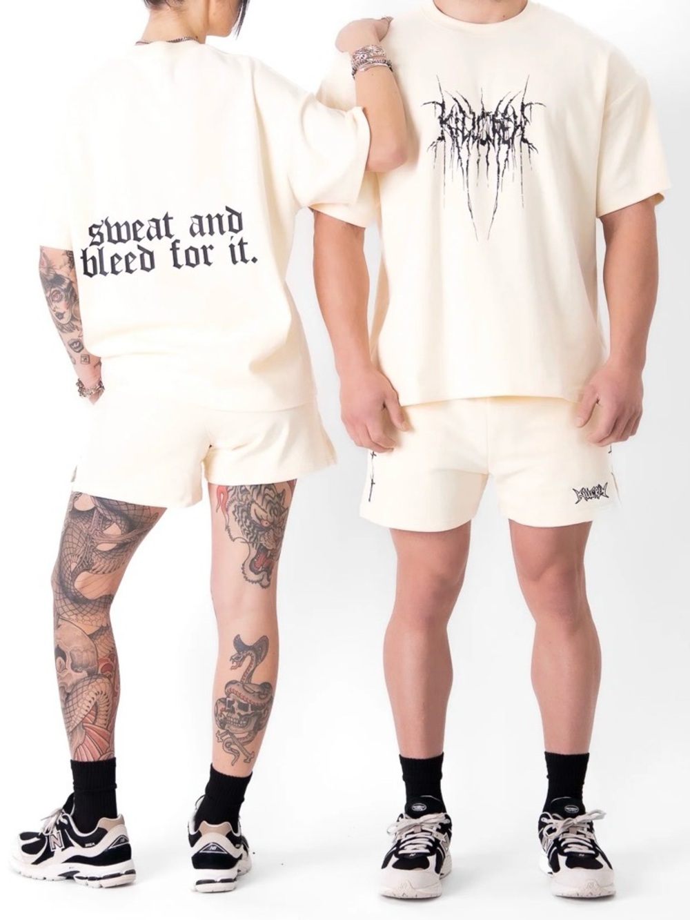 Kill Crew Relaxed Fit “Bleed for It” Shirt, Cream - XL